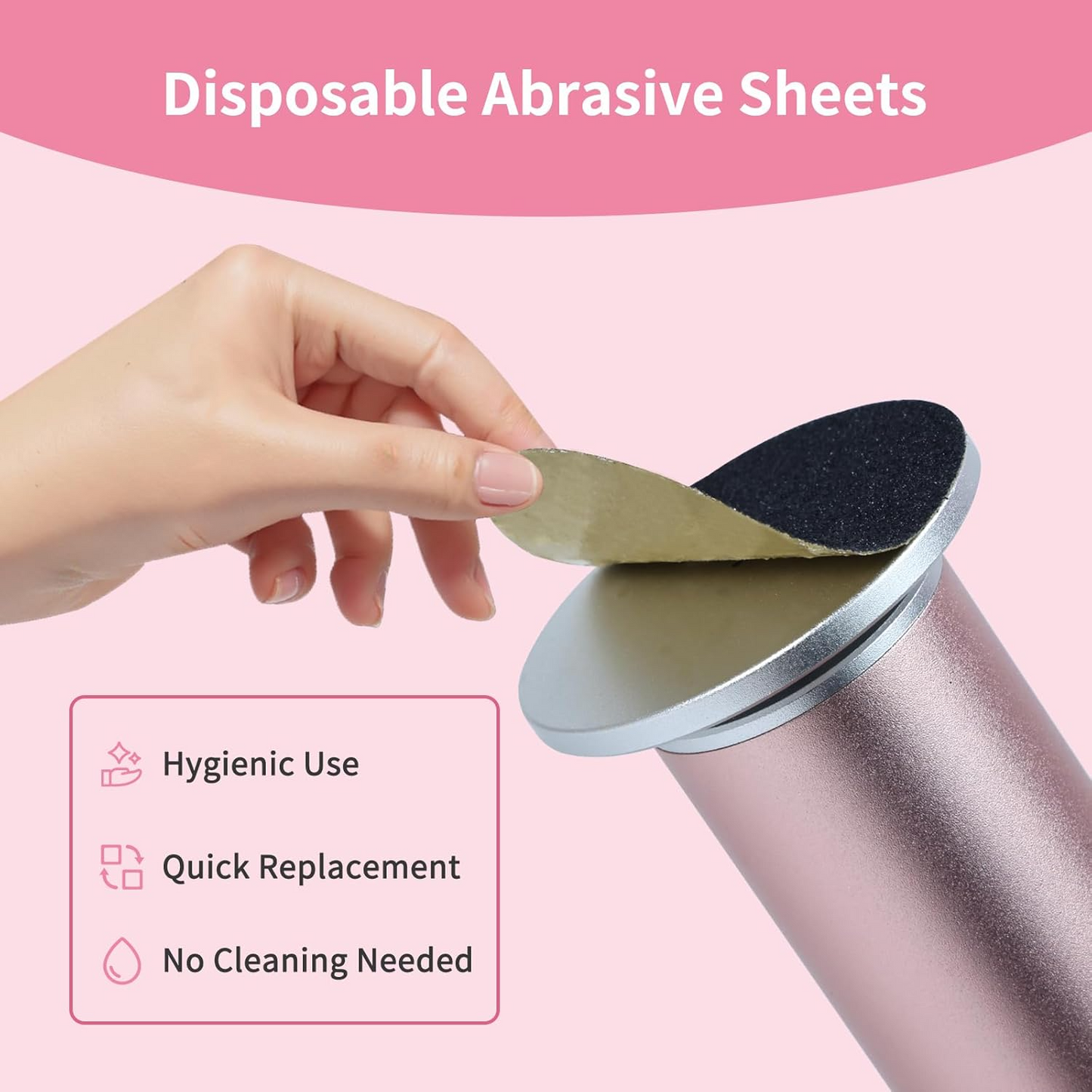 Grace Beauty Electric Foot Callus Remover – USB Rechargeable · 2Speed